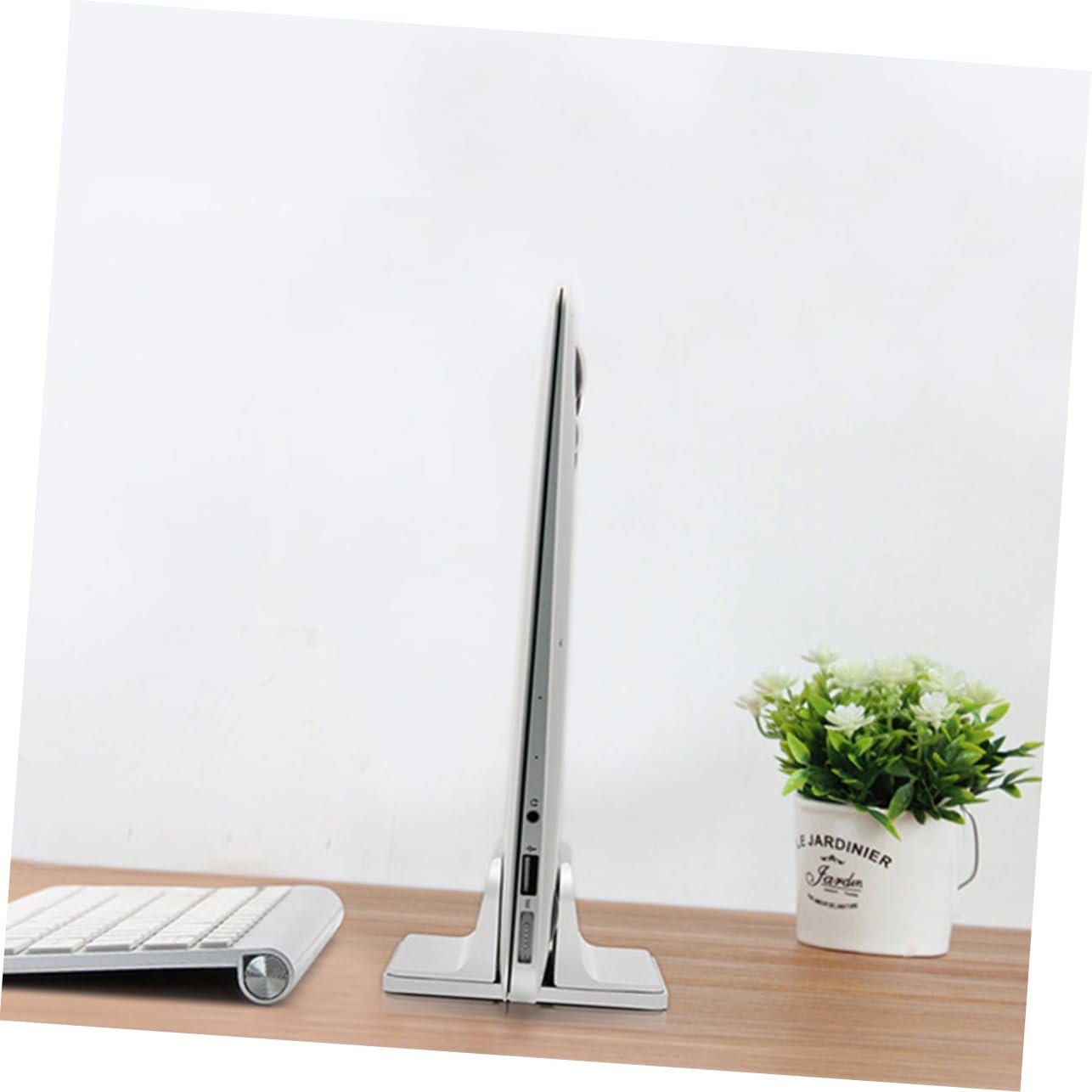 Вертикальная Подставка для ноутбука Operitacx Серебристая, фото №8 Вертикальная Подставка для ноутбука Operitacx Серебристая, фото №8