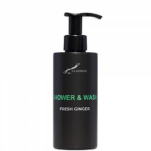 Гель для душу та миття Fresh Ginger З помпою Чорна пляшка 300 мл - Фото 1