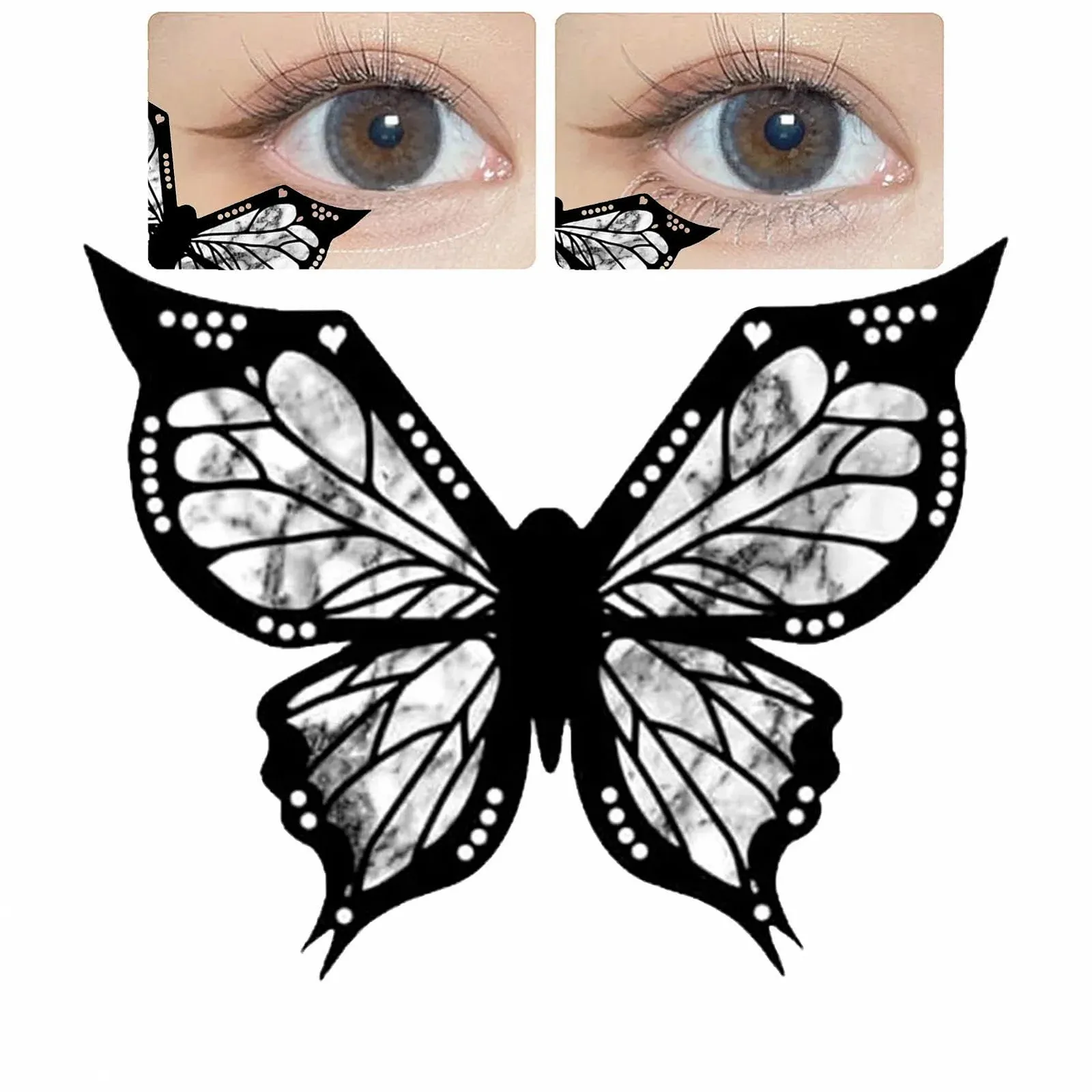 Трафарет для стрелок Eyeliner Wings Многофункциональный инструмент для макияжа глаз для Smokey, фото №7 Трафарет для стрелок Eyeliner Wings Многофункциональный инструмент для макияжа глаз для Smokey, фото №7