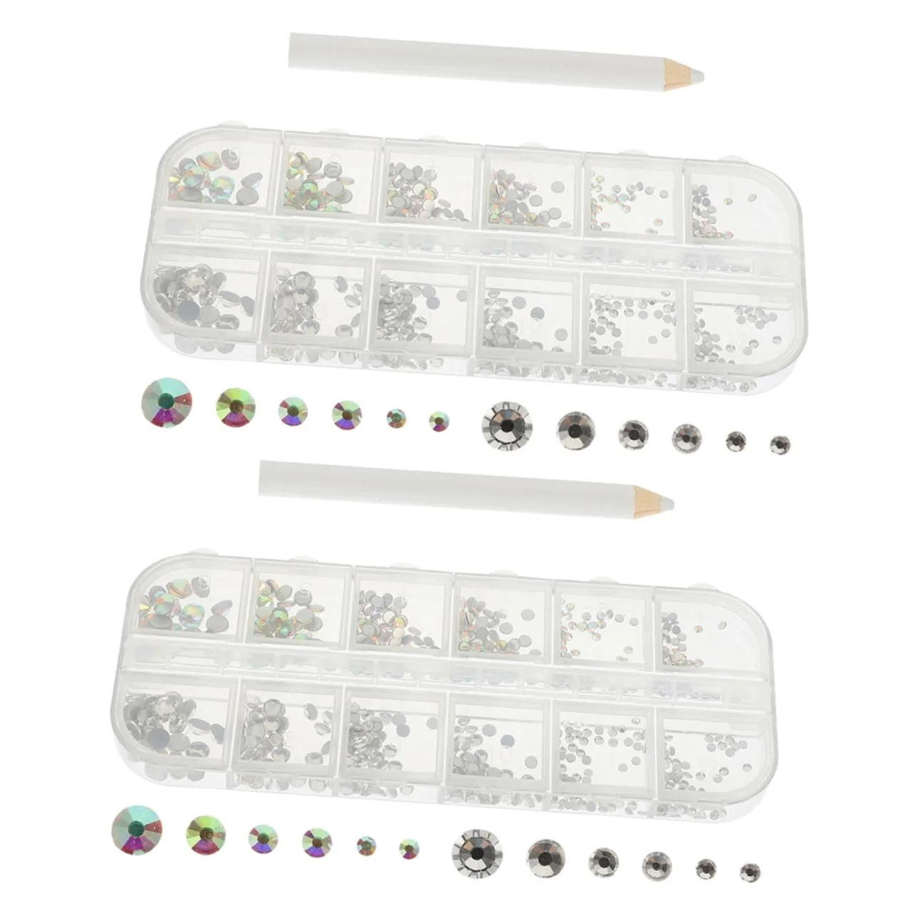 Набор страз для ногтей minkissy 3D, фото №6