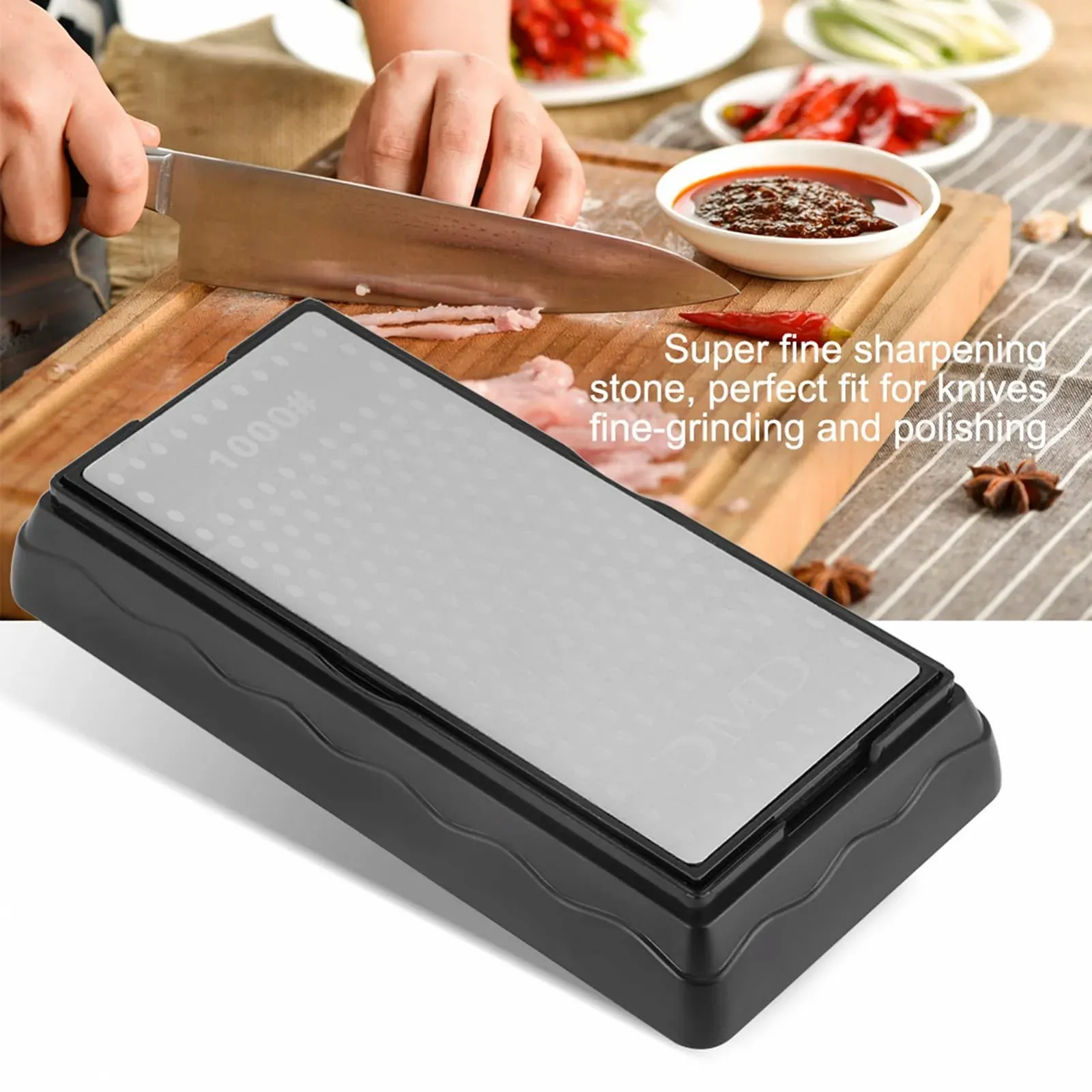 Точильный камень HEEPDD Diamond двусторонний 400/1000 грит, фото №5