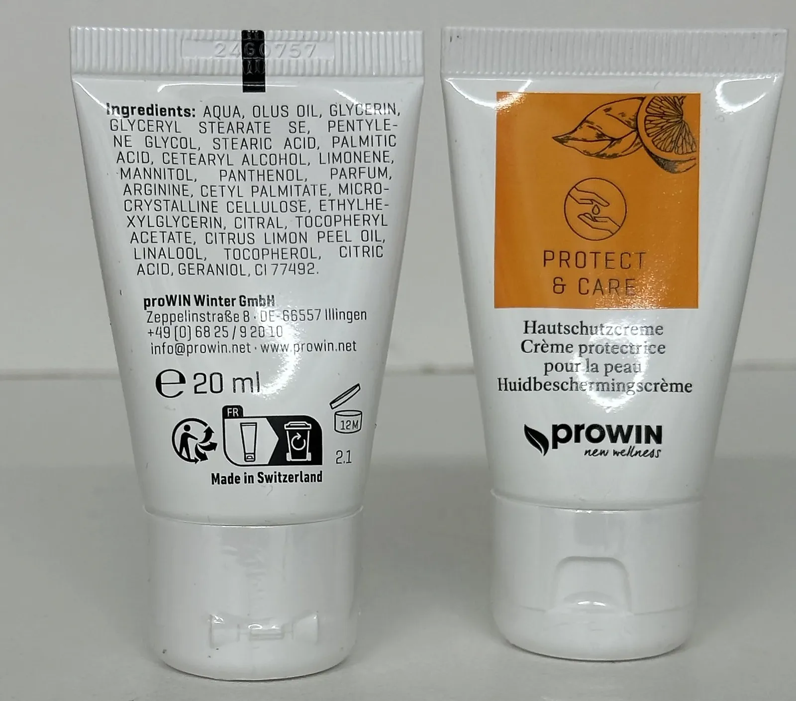 Крем для захисту шкіри proWin 20 мл - Подвійна упаковка, фото №2