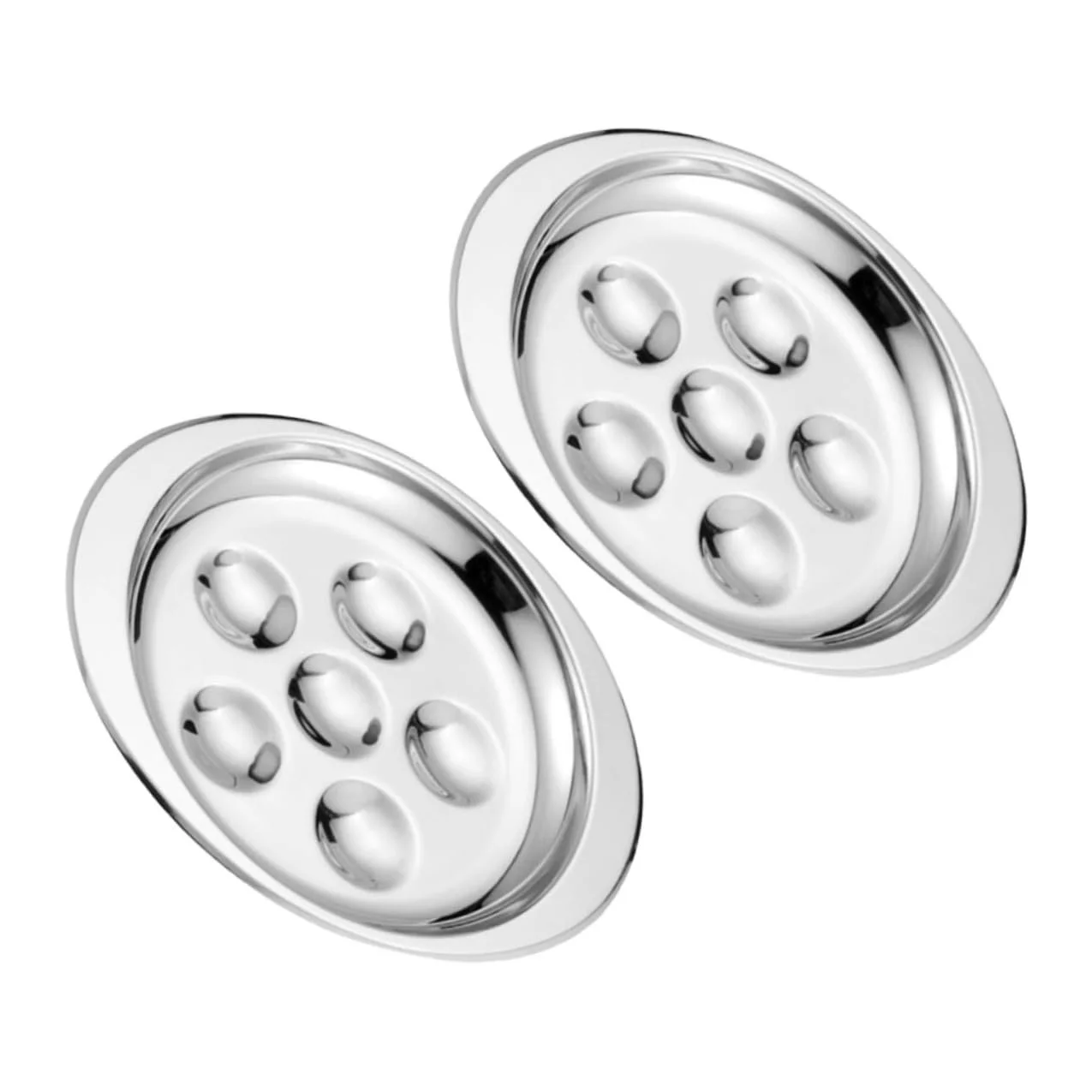 Формы для запекания улиток 2 штуки нержавеющая сталь термостойкие глубокие, фото №1