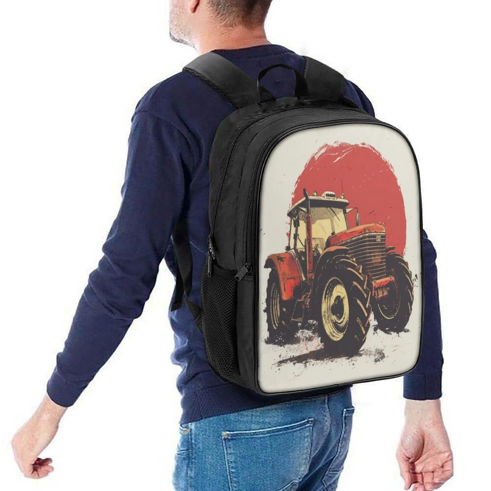 Рюкзак FPAKAKIIE Tractor 3D 40 x 28 x 16 см, Style-9, фото №5