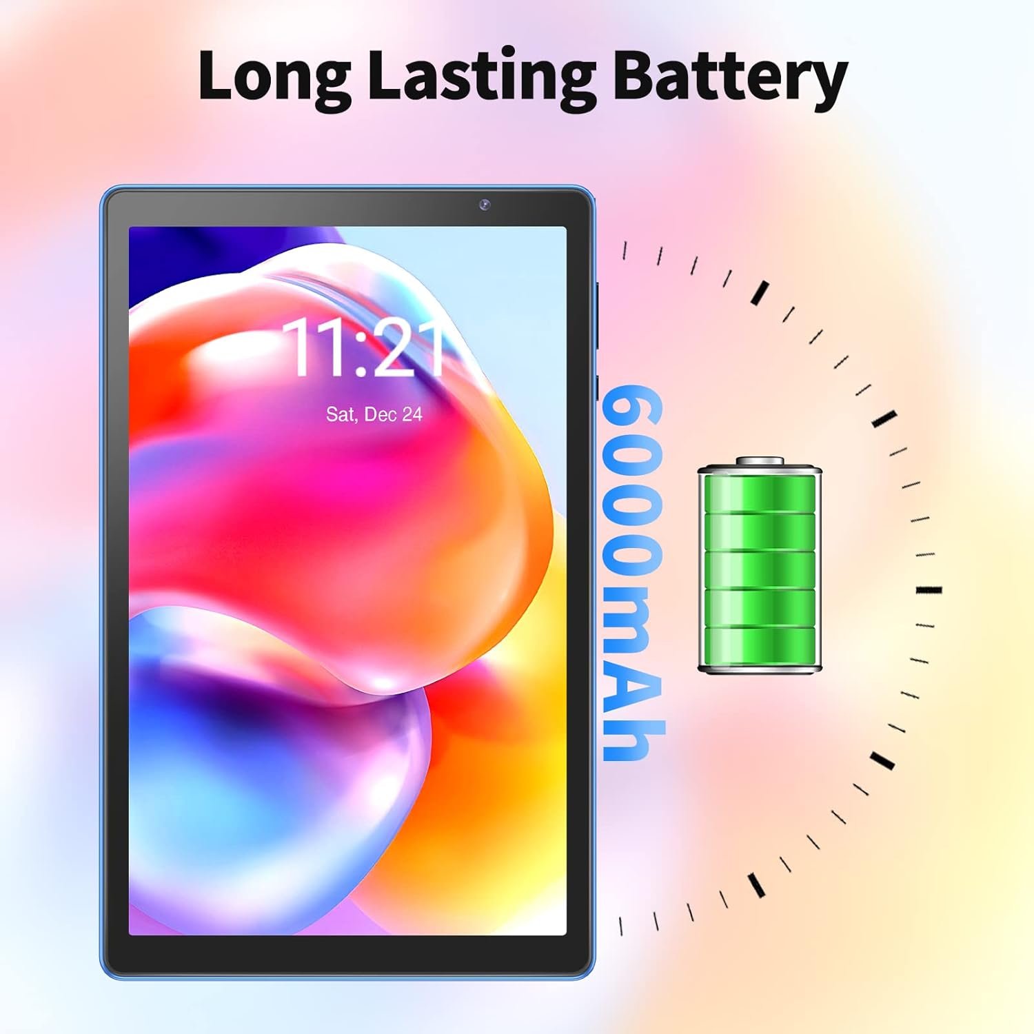 Планшет 10" PRITOM M10 (2+2)/32Gb Android 12 6000 mAh Синій, фото №6