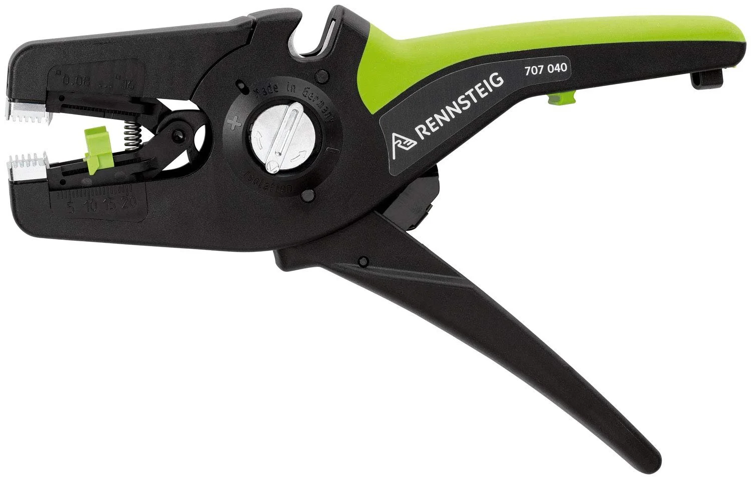 Стриппер Rennsteig MultiStrip 16 707 040 0.08–16 мм² с интегрированным резаком двухкомпонентная рукоятка, фото №1