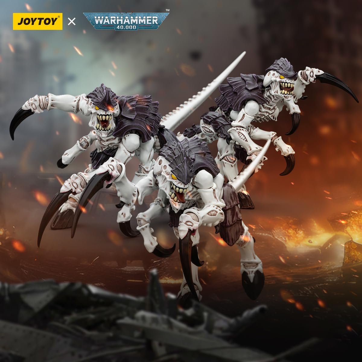 Фигурка HiPlay Joytoy Warhammer 40K 1/18 Tyranids Hive Fleet Leviathan Hormagaunt 2 JT00416, фото №9