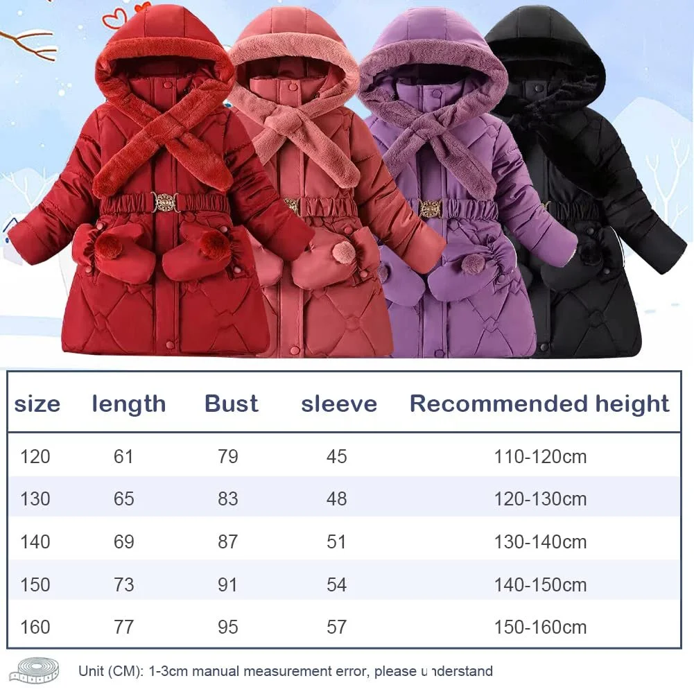 Зимова Куртка Amur Leopard для Дівчат, Тепла Вітрозахисна Куртка, фото №3