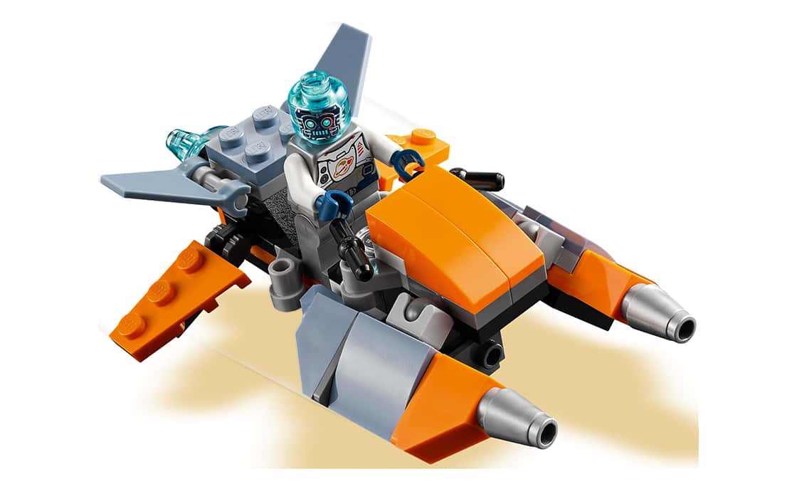 Конструктор LEGO Кібердрон 113 деталей 31111, фото №6