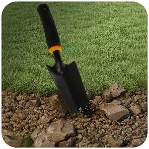 Лопата совкова для квітів 6 cm, ручний synthetic.ua - Фото 1