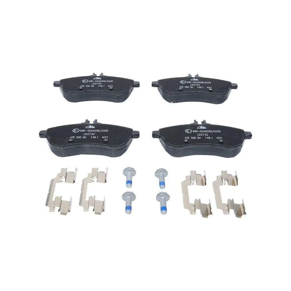 Комплект гальмівних колодок, дискове гальмо ATE Ceramic 13.0470-2732.2 для MERCEDES-BENZ, фото №1 Комплект гальмівних колодок, дискове гальмо ATE Ceramic 13.0470-2732.2 для MERCEDES-BENZ, фото №1