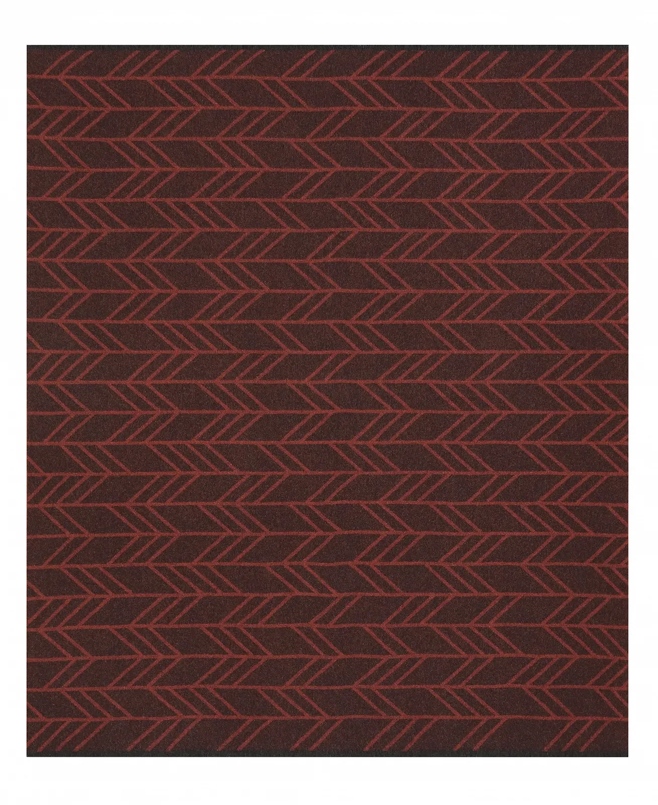 Плед Villeroy & Boch Soft Fringe Nexus Ember I Темно-червоний плед в клітинку, фото №1