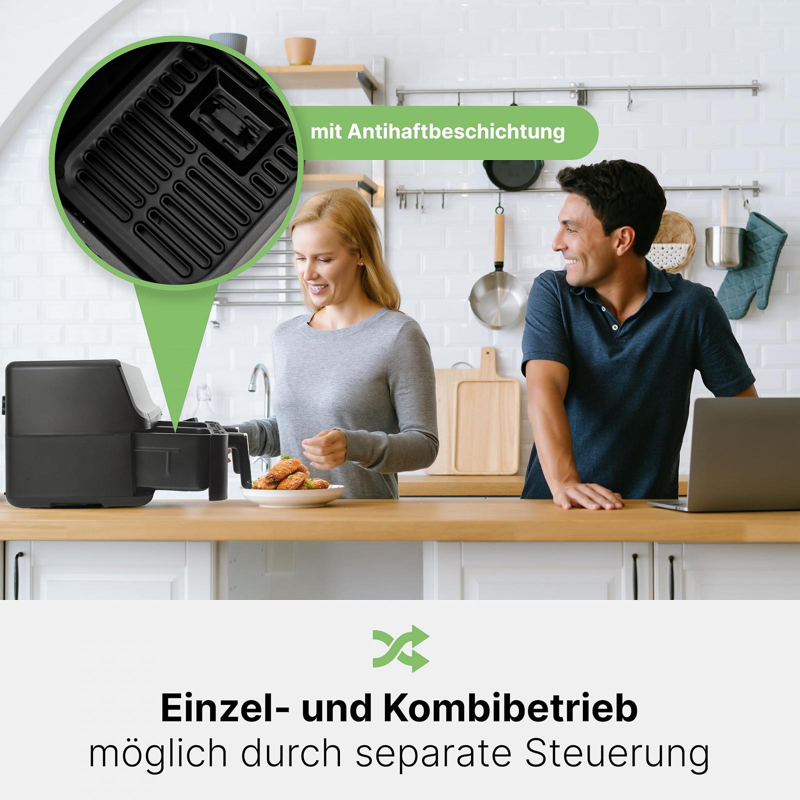 Фритюрница Clatronic FR 3804 H без жира 8 литров сенсорная, фото №6