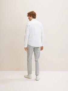 Сорочка fitted poplin stretch 1032343-20000 Tom Tailor Білий 3XL synthetic.ua - Фото 1