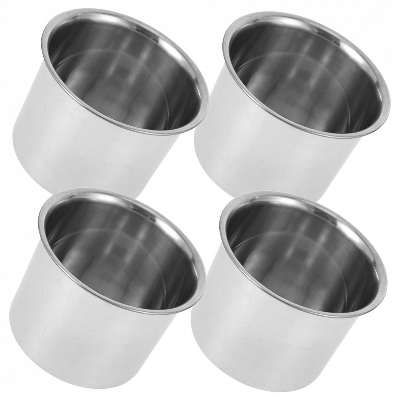 Миска Kisangel 16 шт., маленькі соусники, чашки для суфле, миски для соусу, цукорниці, чашки для приправ, контейнери для приправ з нержавіючої сталі 201, солонки для спецій, фото №6