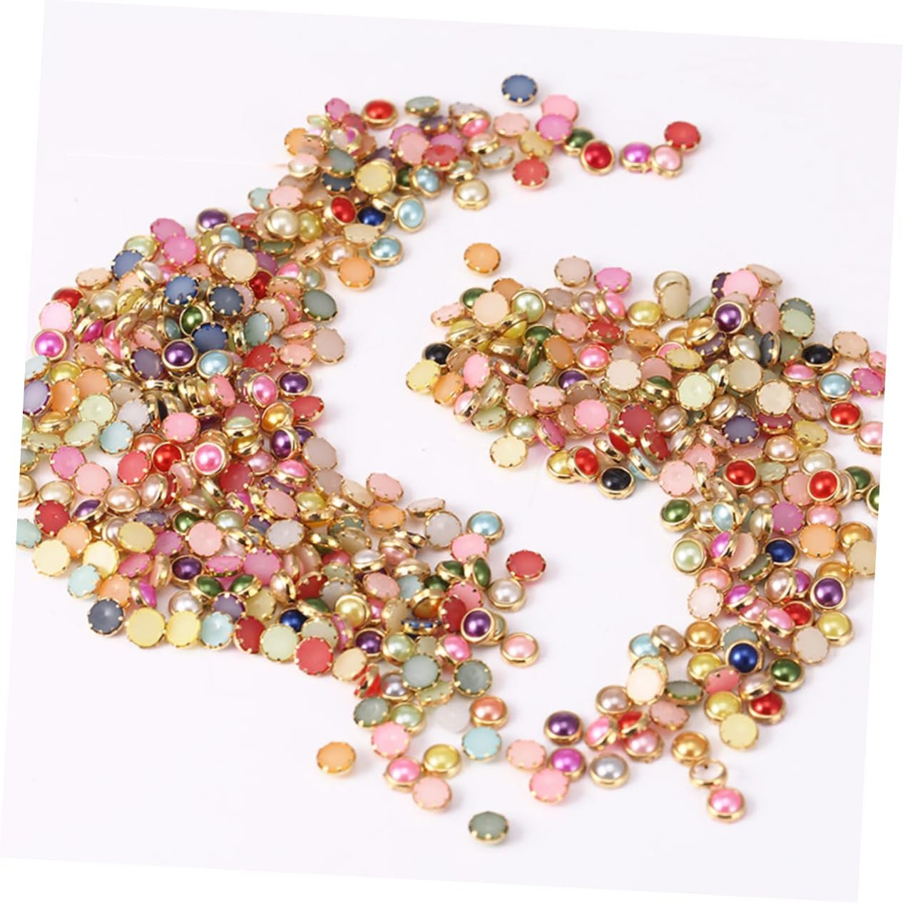 Стразы Круглые Плоские FOMIYES 1000 шт, фото №7