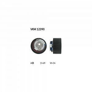 Натяжной ролик зубчатого ремня SKF VKM 12390 ALFA ROMEO FIAT IVECO LANCIA - Фото 1