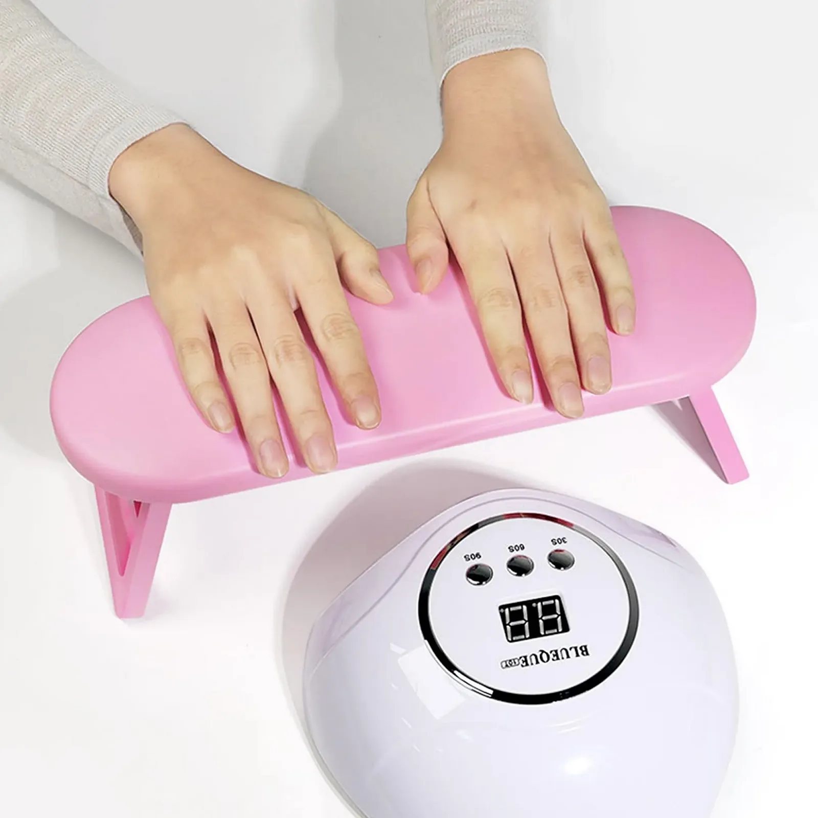 Підставка під руку для манікюру YUEMING, подушка для рук з PU шкіри, складана, фото №5