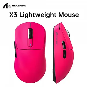 Миша Attack Shark X3 Rose PAW3395 Pixart Black Mamba BT5.2 synthetic.ua - Фото 1