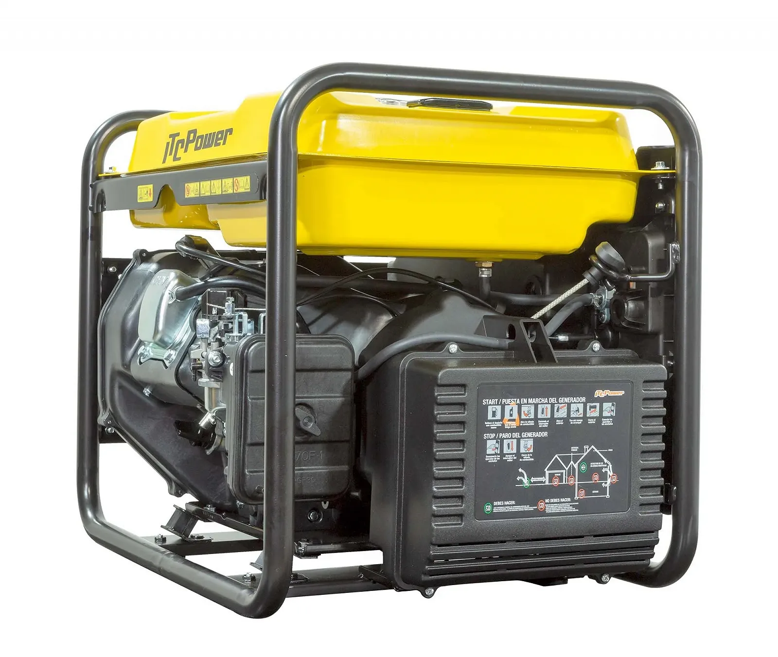 Инверторный бензин (4-х такт) генератор ITC Power GG40Xi 3,9 кВт, фото №4