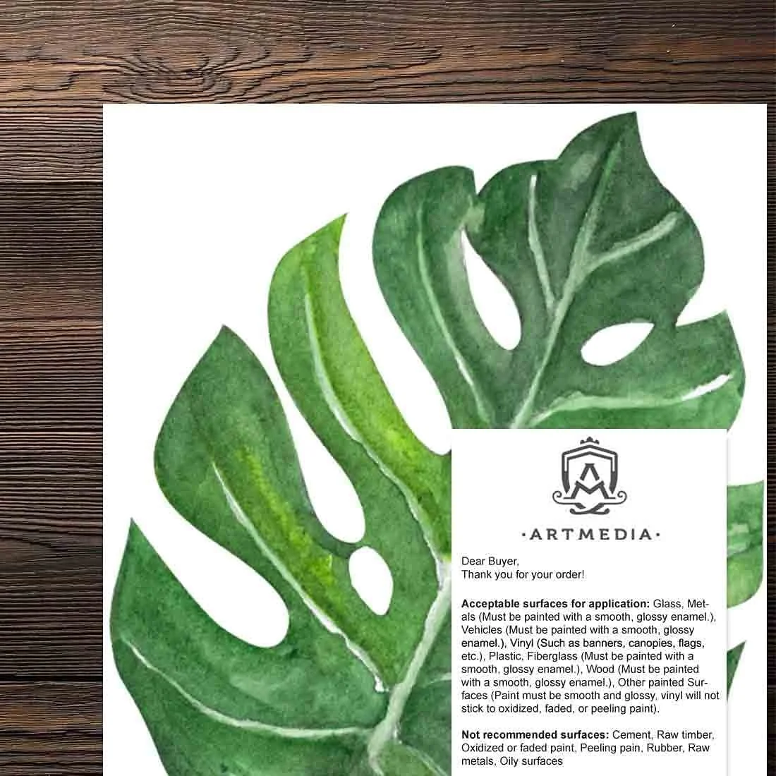 Наклейки на стену 30 штук Jungle Leaf Decor Tropical Leaves Green Plant Tree Palm Tree, фото №6