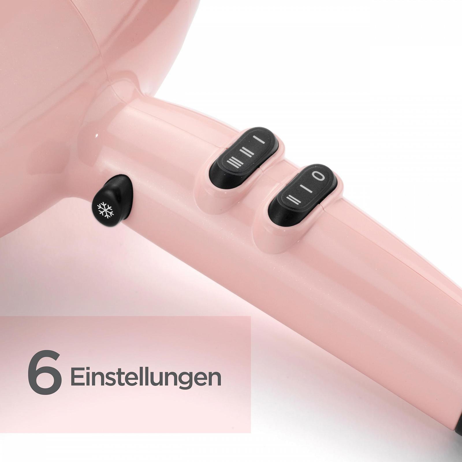 Фен BaByliss Rose Blush 5337PRE, 2200 Вт, 3 температурных режима, 2 режима скорости, фото №4