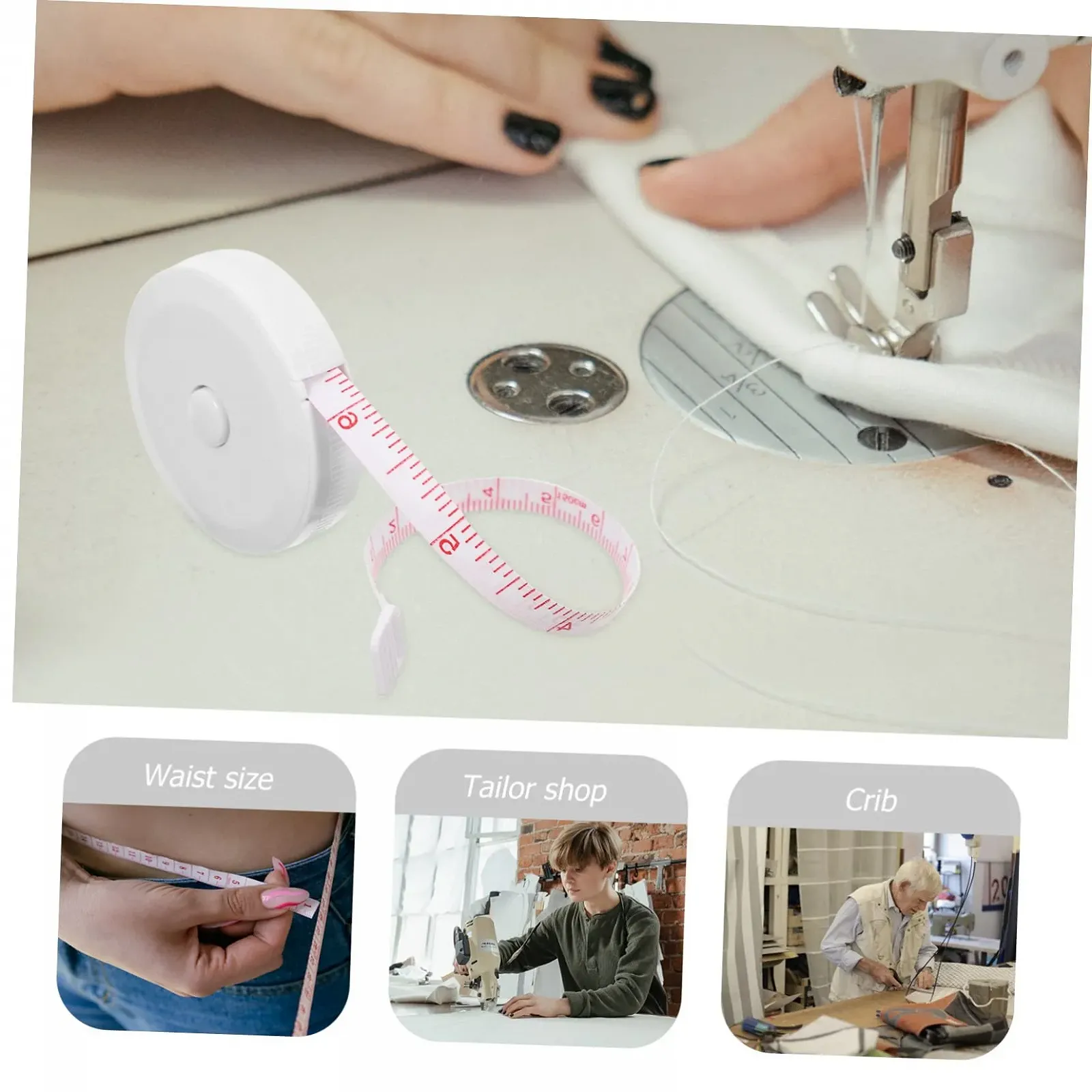 Рулетка Telescopic KITANDOVE Пластикова 10 шт, фото №9