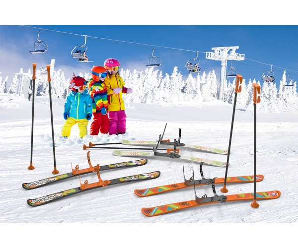 Лижі з палицями дитячі 90 см арт 9260, фото №1 Лижі з палицями дитячі 90 см арт 9260, фото №1