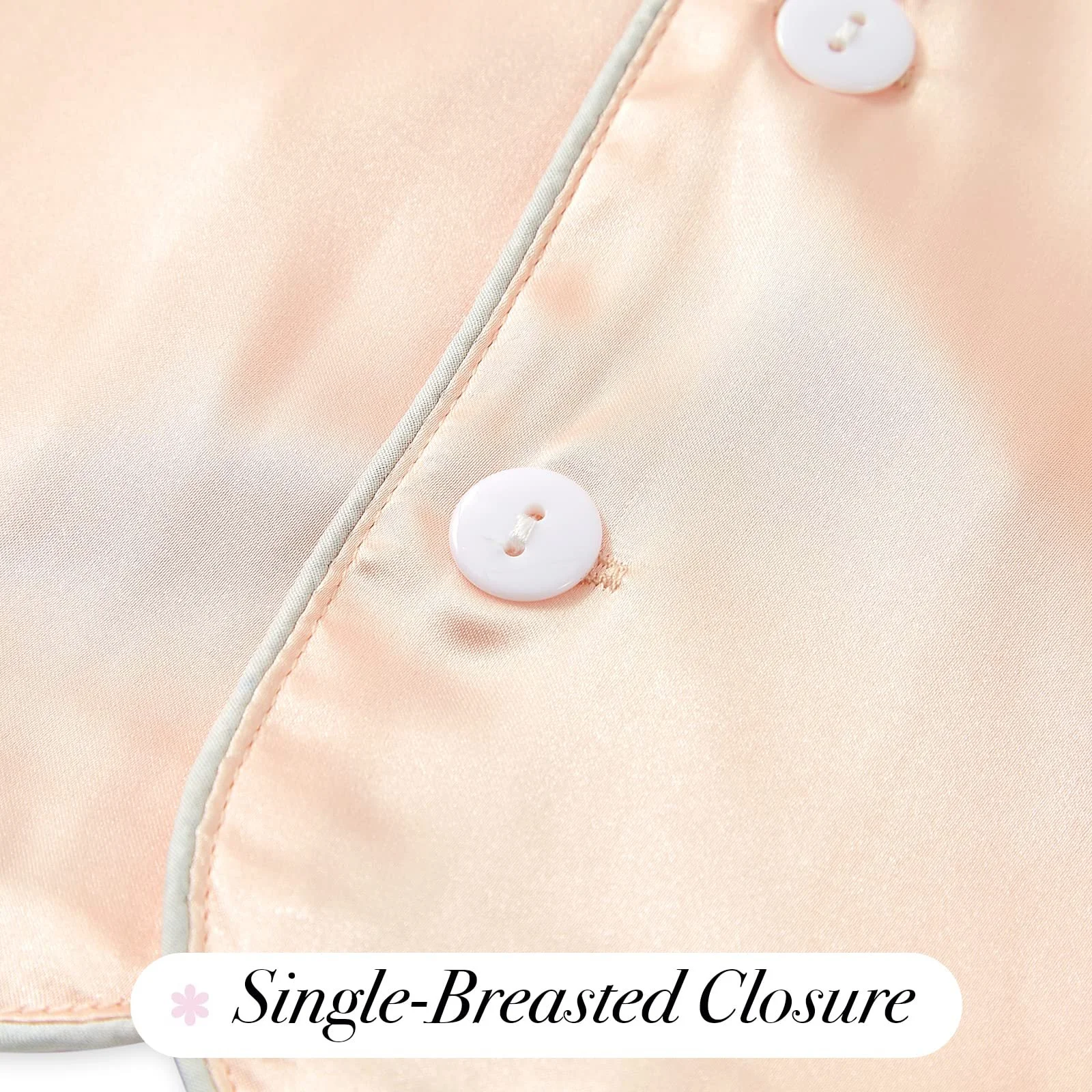 Комплект пижамы Miyanuby для девочек и мальчиков, атласная шелковая пижама на пуговицах, одежда для сна, подарок для маленьких девочек и мальчиков, 2 шт., фото №5 Комплект пижамы Miyanuby для девочек и мальчиков, атласная шелковая пижама на пуговицах, одежда для сна, подарок для маленьких девочек и мальчиков, 2 шт., фото №5