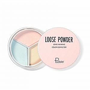 Рассыпчатая пудра для лица Colour Correcting Loose Setting 3 цвета контроль жирности матовое завершение - Фото 1