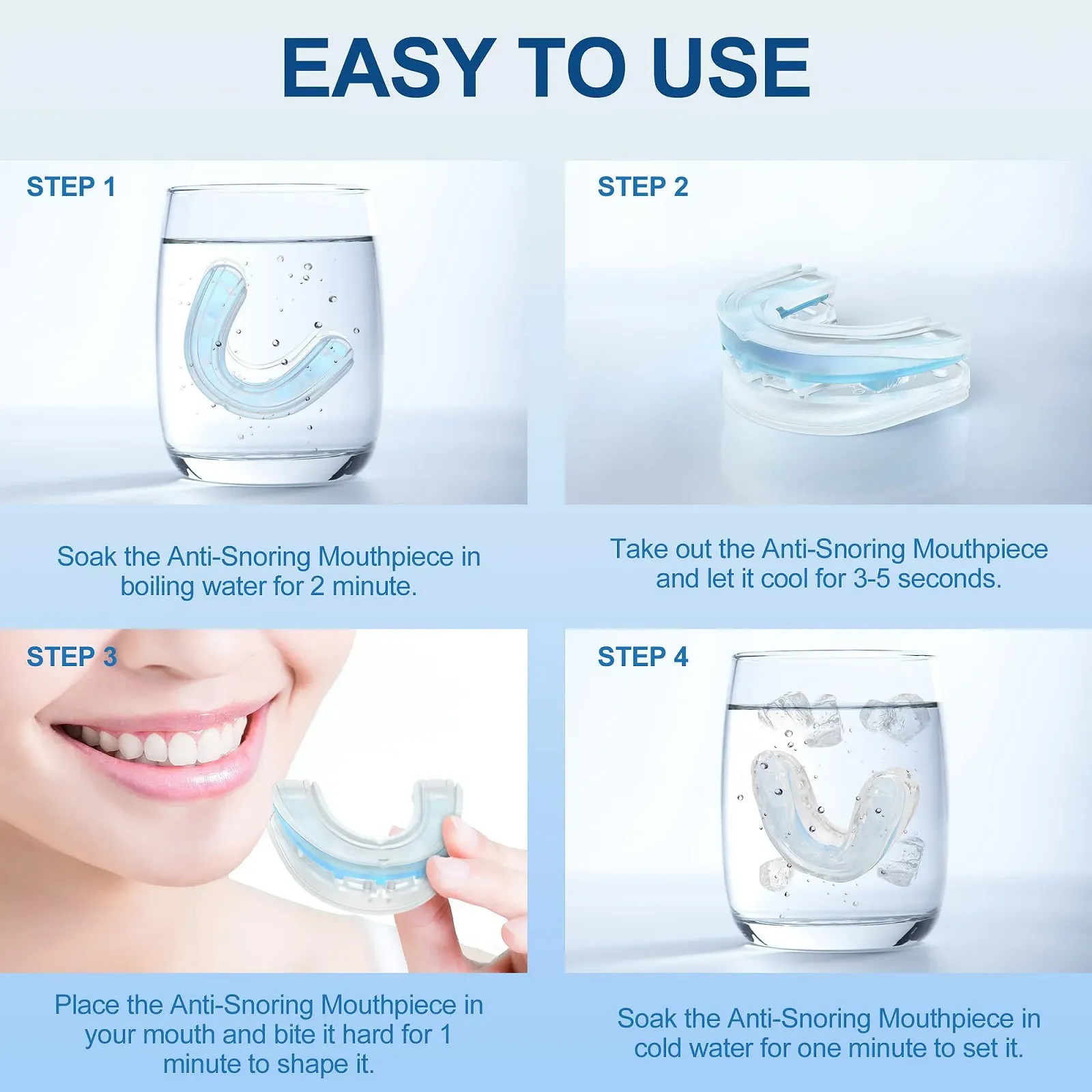 Устройство против храпа Anti-Snoring, противохрап, шина (средний), фото №3