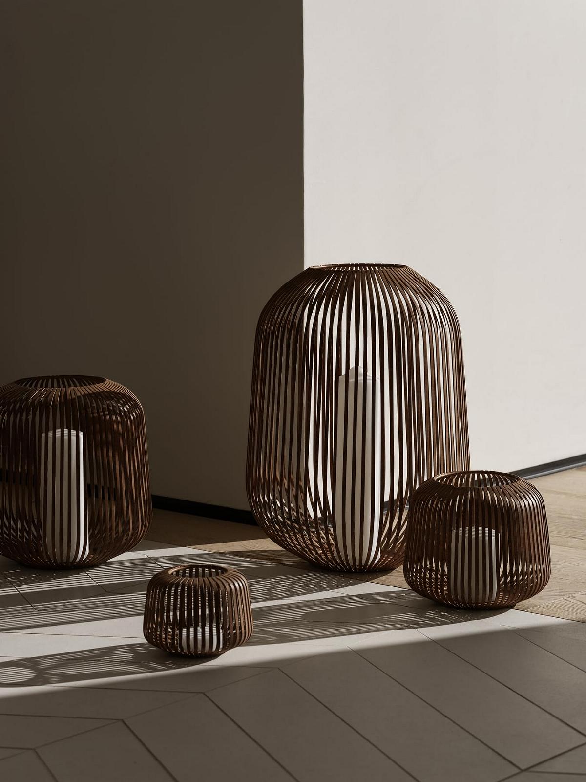 Фонарь Blomus Lito XS 14x14x10 см нержавеющая сталь ржавый вид черный, фото №3