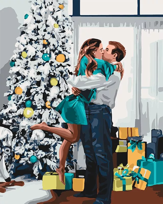 KH4637 Картина-розцвітання Новий рік настрій Без коробки, фото №1 KH4637 Картина-розцвітання Новий рік настрій Без коробки, фото №1