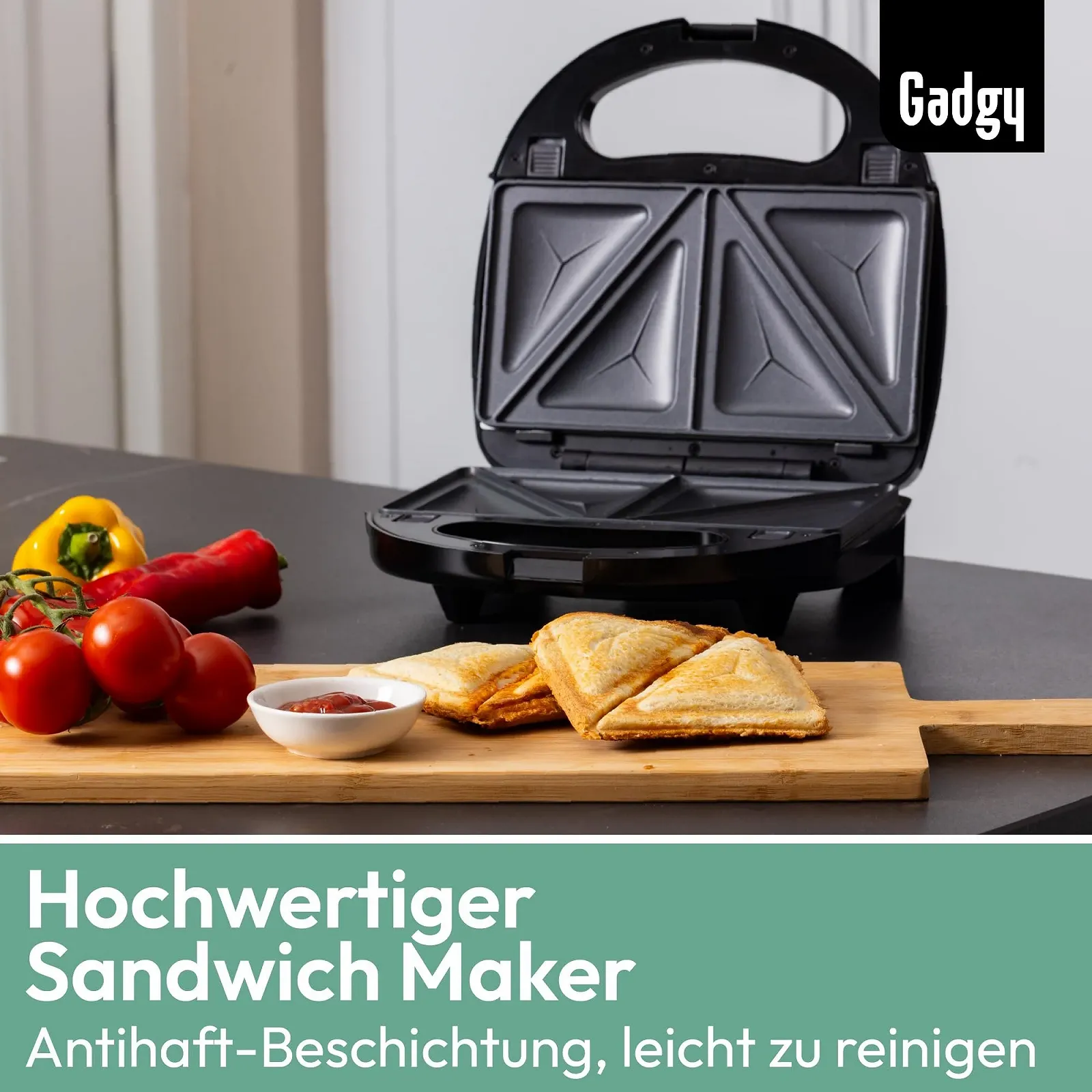 Вафельница/Бутербродница/Гриль 3-в-1 Gadgy, фото №4