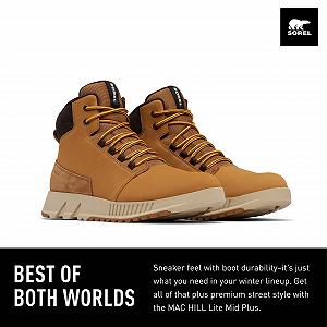 Чоловічі водонепроникні туристичні черевики Sorel Mac Hill Lite Plus synthetic.ua - Фото 1