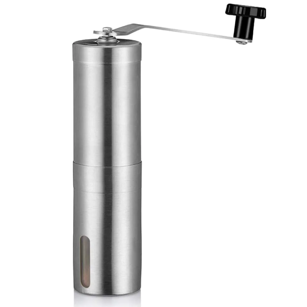 Ручна кавомолка Регульована керамічна конічна з нержавіючої сталі для приготування кави методом крапельного зрошення, еспресо, для дому та подорожей, фото №7