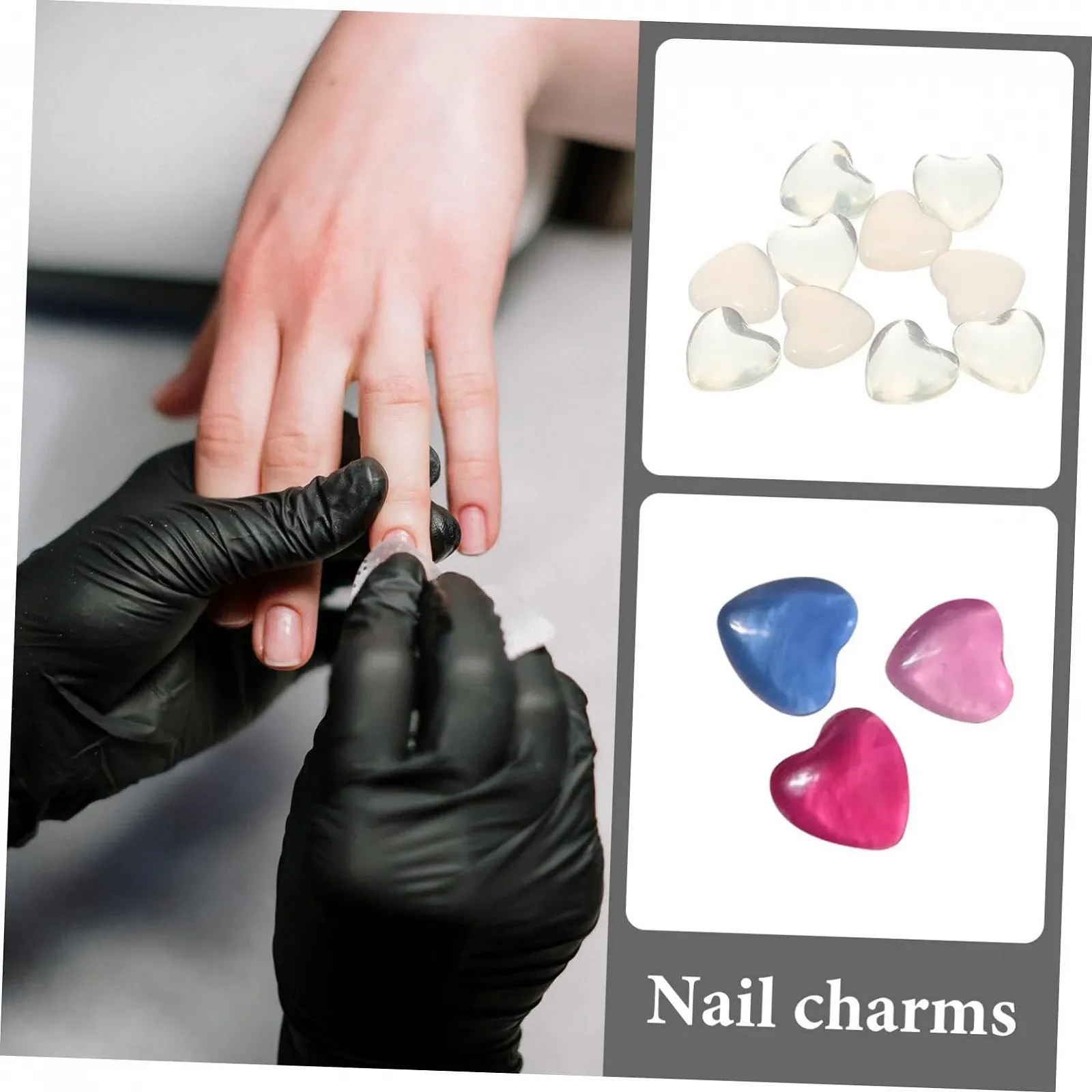 Стрази Серце Healvian Форма серця 100 шт, фото №9