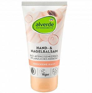 Бальзам для рук и ногтей Alverde NATURKOSMETIK с органическим абрикосовым маслом и растительным кератином для нормальной кожи, 75 мл - Фото 1