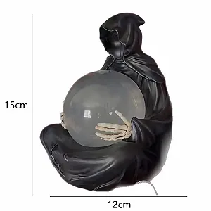 Пуля Хрустальная Бог Смерти Фигурка на Хэллоуин LED Подсветка Мрачный Жнец synthetic.ua - Фото 1