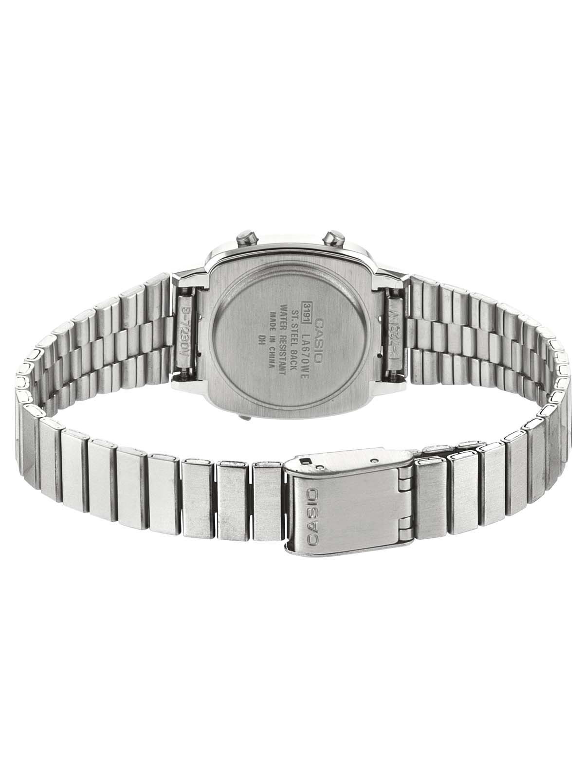 Женские часы Цифровые Casio XS Collection LA670WEA-2EF, синий, Браслет, фото №2