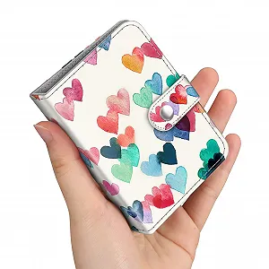 Міні Фотоальбом Fintie для фотографій 5 x 7,6 см, 52 кишені, Raining Hearts - Фото 1
