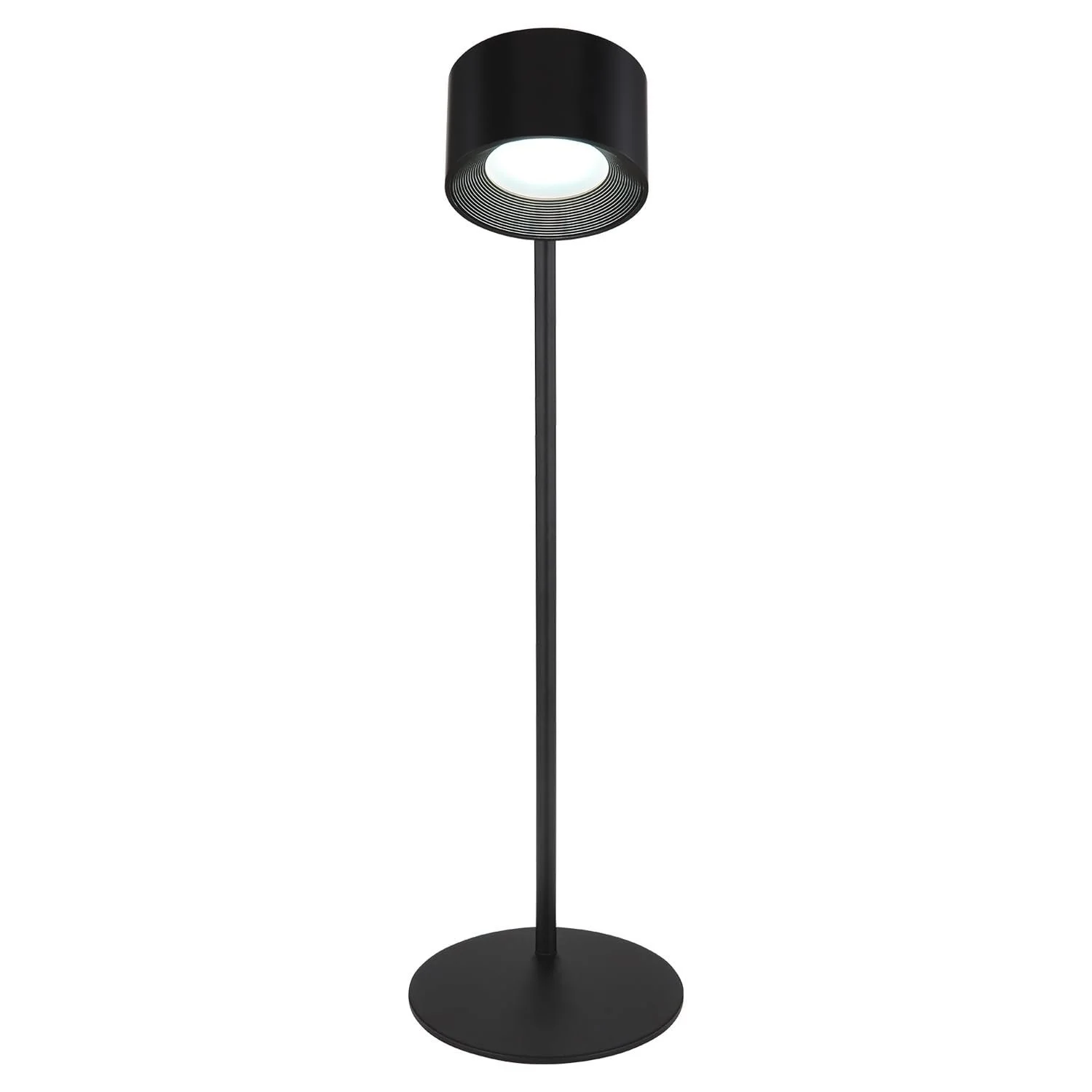 Настольная лампа Globo LED диммируемая 35 см Черная матовая, фото №6