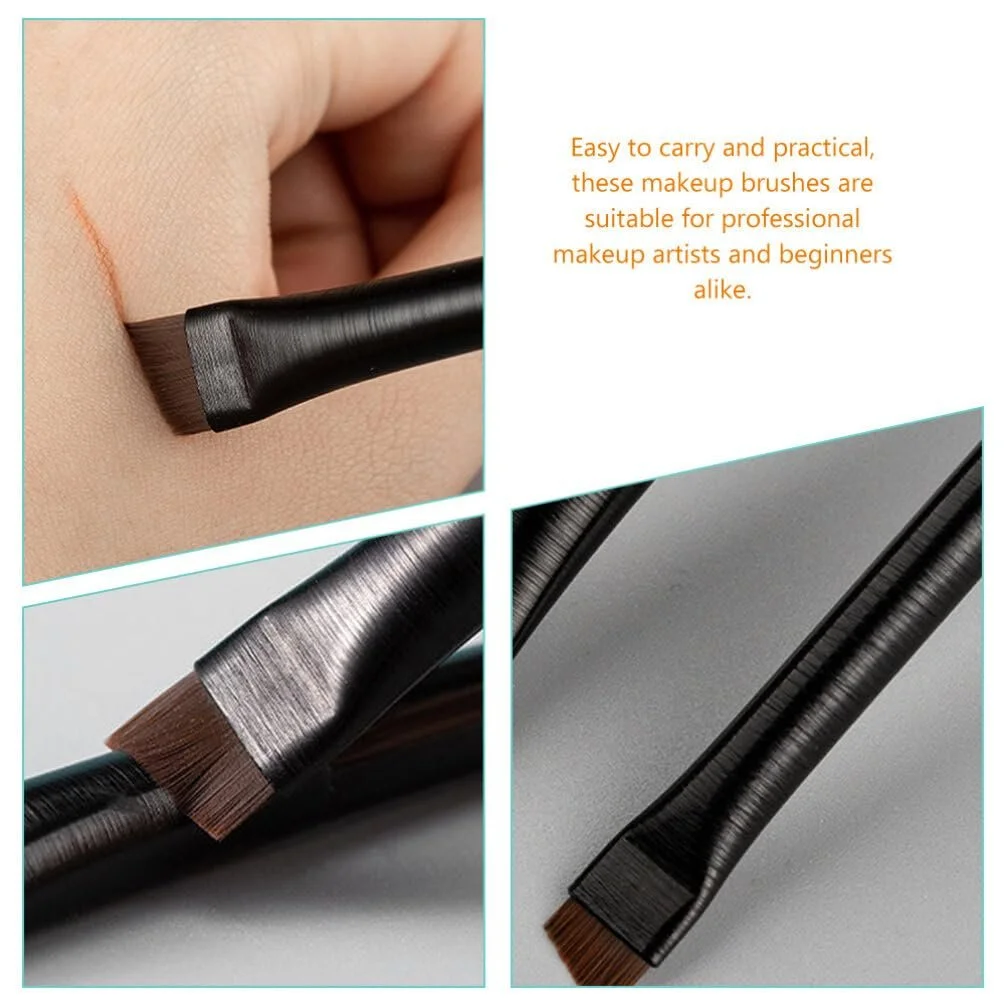 Пензлі PACKOVE для тонких брів, скошений, для макіяжу, фото №6