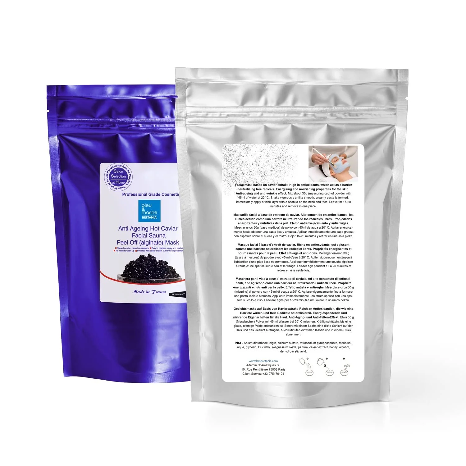 Маска для обличчя Caviar Spa Comfort 200г, 10 процедур, фото №2 Маска для обличчя Caviar Spa Comfort 200г, 10 процедур, фото №2