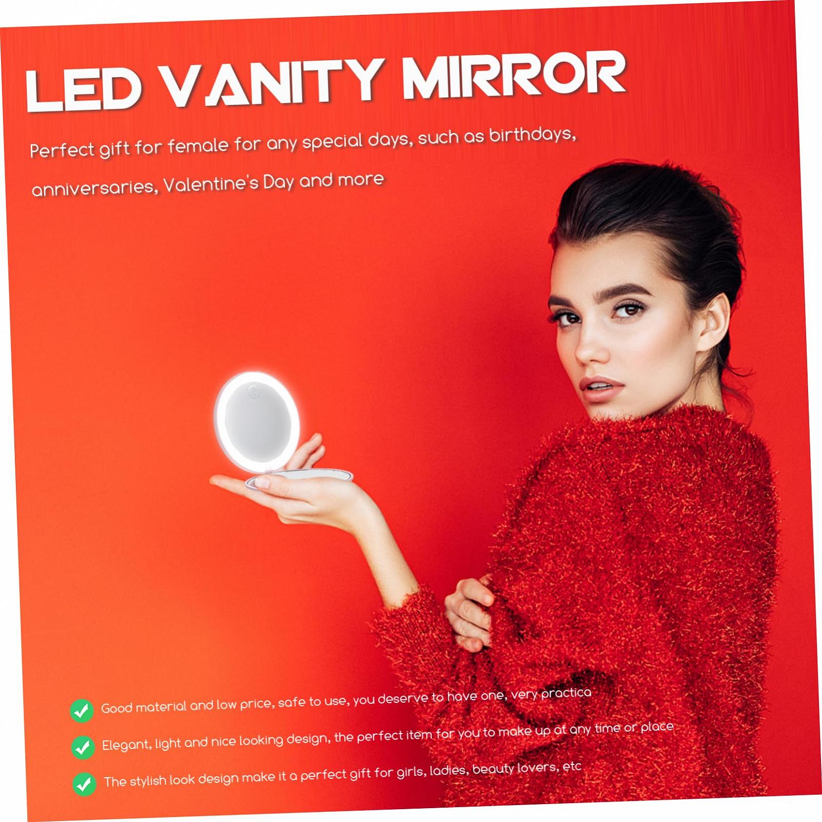 Зеркало Angoily 1 Satz LED Makeup Mirror с подсветкой, фото №6 Зеркало Angoily 1 Satz LED Makeup Mirror с подсветкой, фото №6