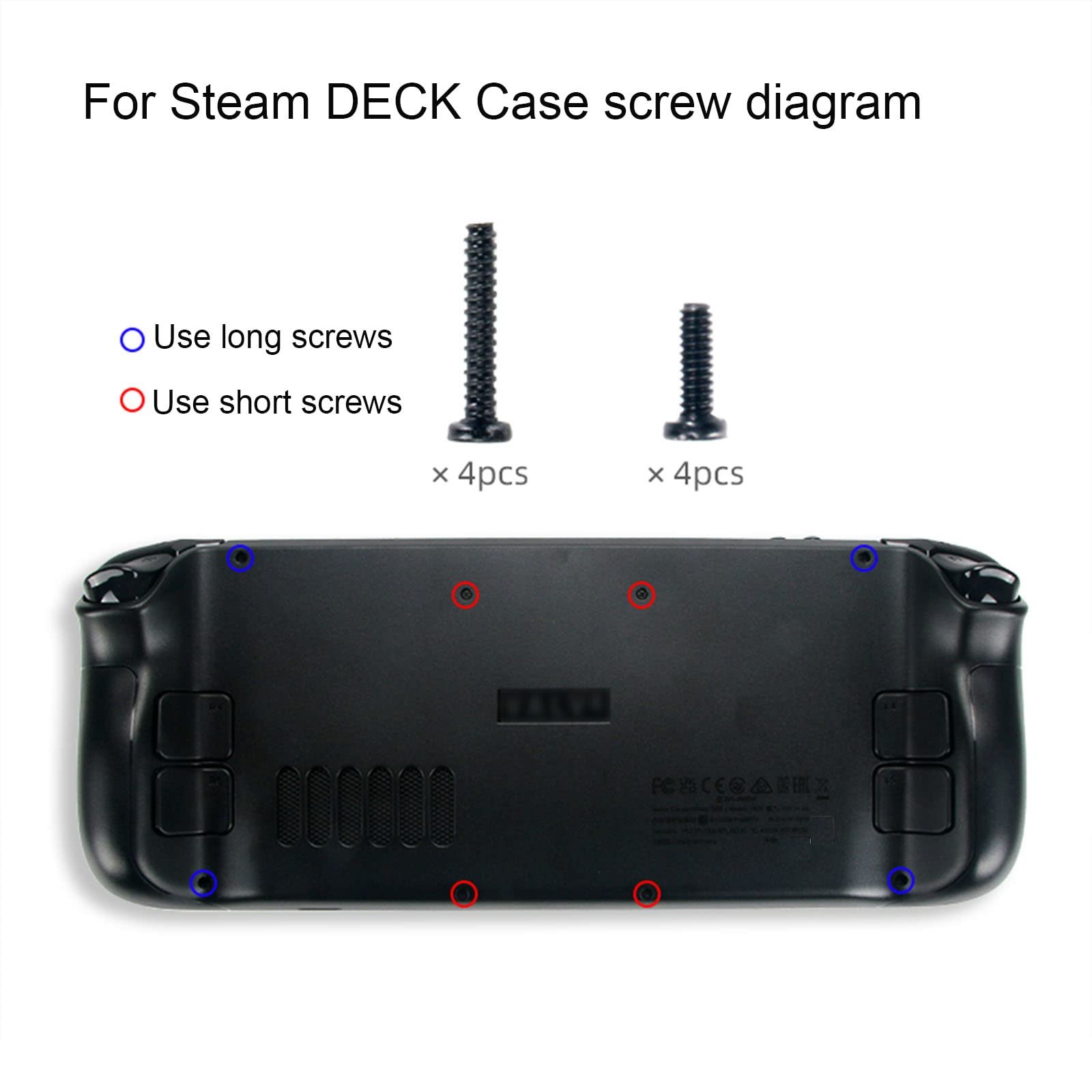 Набір Викруток Відкривальний Набір Пари для Задньої Кришки для Steam Deck, фото №5 Набір Викруток Відкривальний Набір Пари для Задньої Кришки для Steam Deck, фото №5