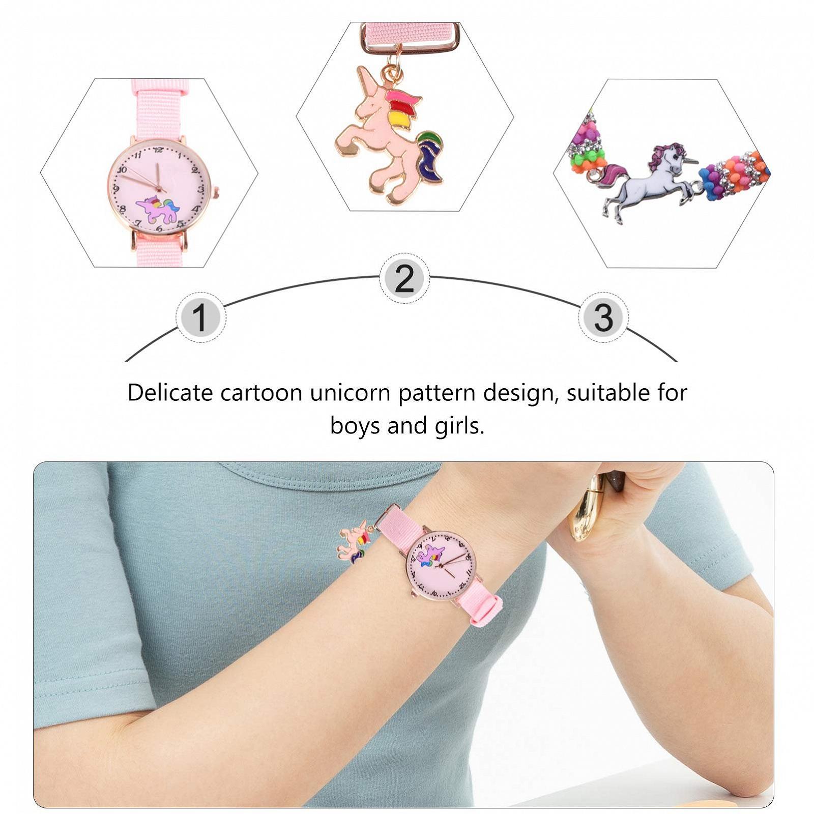 Часы Кварцевые Healvian Unicorn Petite Unicorn Для Девочек Сталь, розовый, фото №5