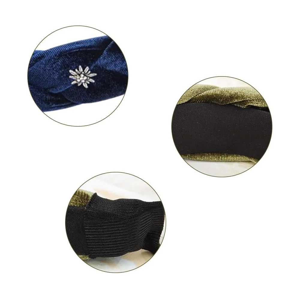 Обруч Бархатный Плетеный Вид, фото №4