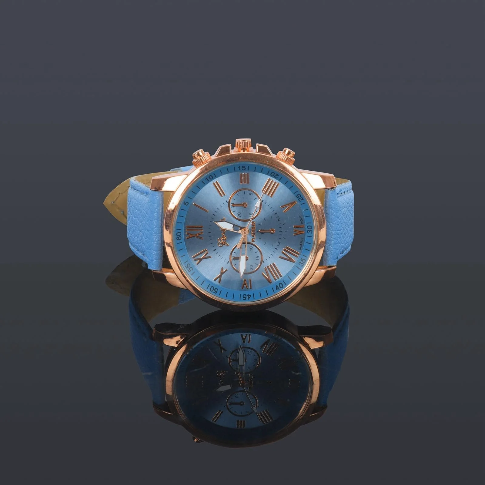 Чоловічий браслет годинник Generisch Кварцовий аналоговий з римськими цифрами, фото №2