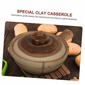 Горшок для супа BESTYASH керамический 0,5 л с отверстиями для пара synthetic.ua - Фото 1